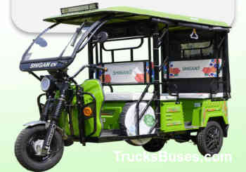 Shigan EV Green Rick Passenger Auto Images